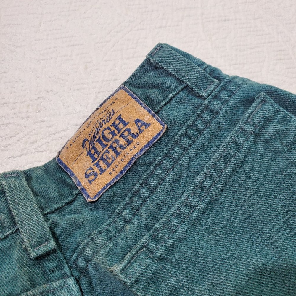 Vintage Forest Green Jeans kids 10